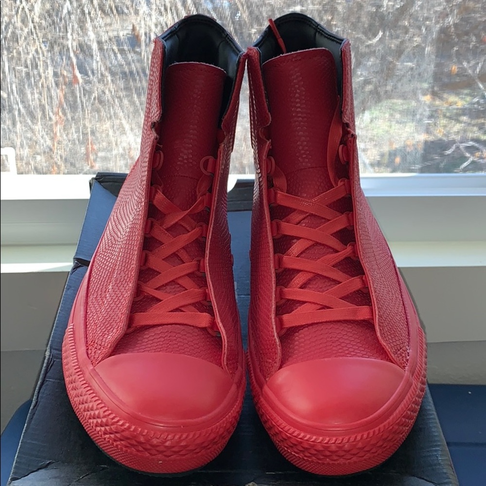 CONVERSE All Star Hi Alpha in Red Python Men 10.5 - Picture 8 of 8